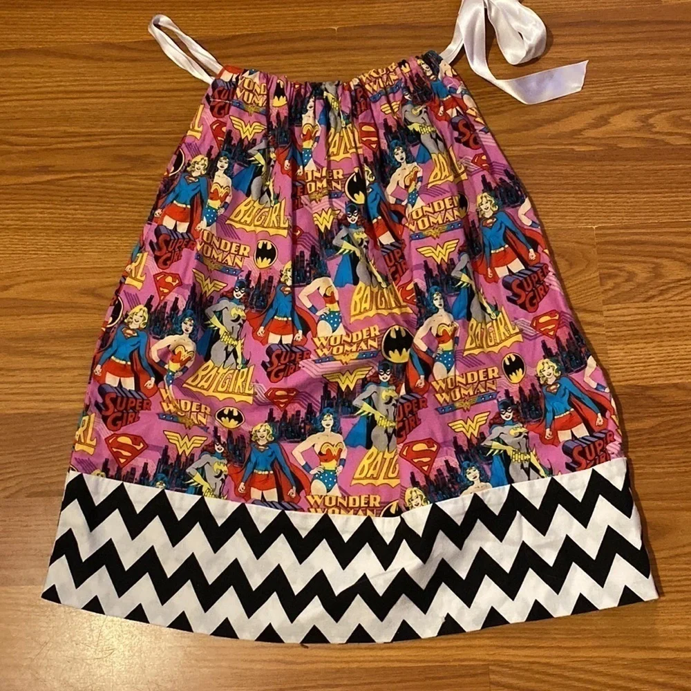 Handcrafted Pillow Case Dress size 4 (CI)